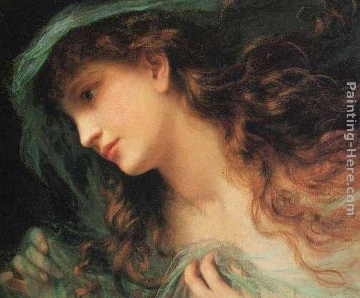 The Head of a Nymph painting - Sophie Gengembre Anderson The Head of a Nymph art painting